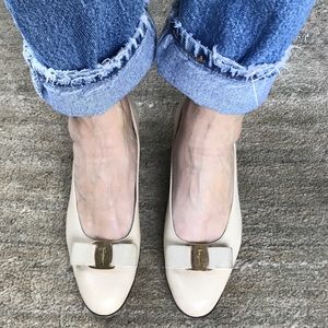 VINTAGE iconic Ferragamo bows circa 1980